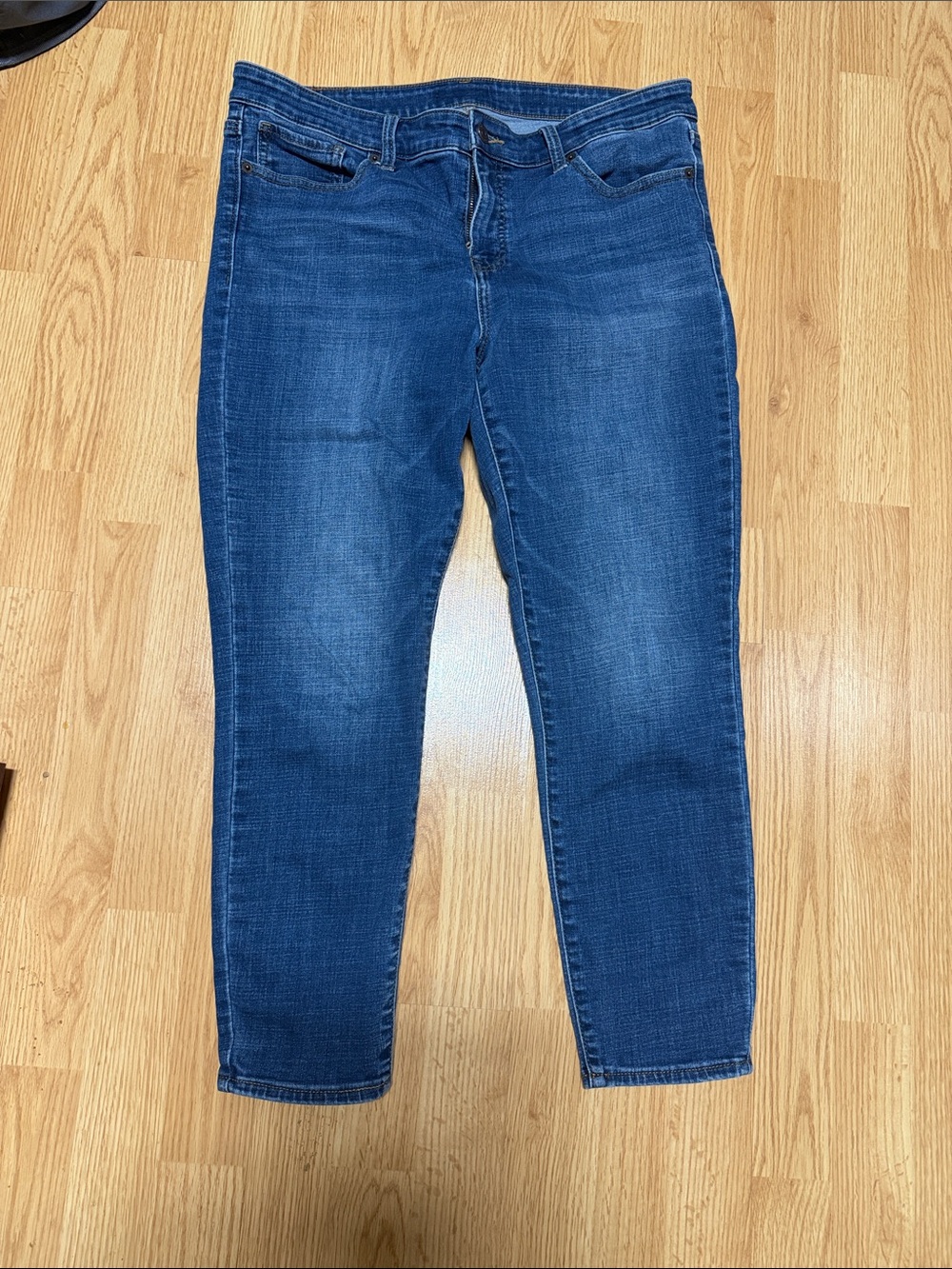 Lucky Brand Mid-Rise Blue Ankle Skinny Jeans